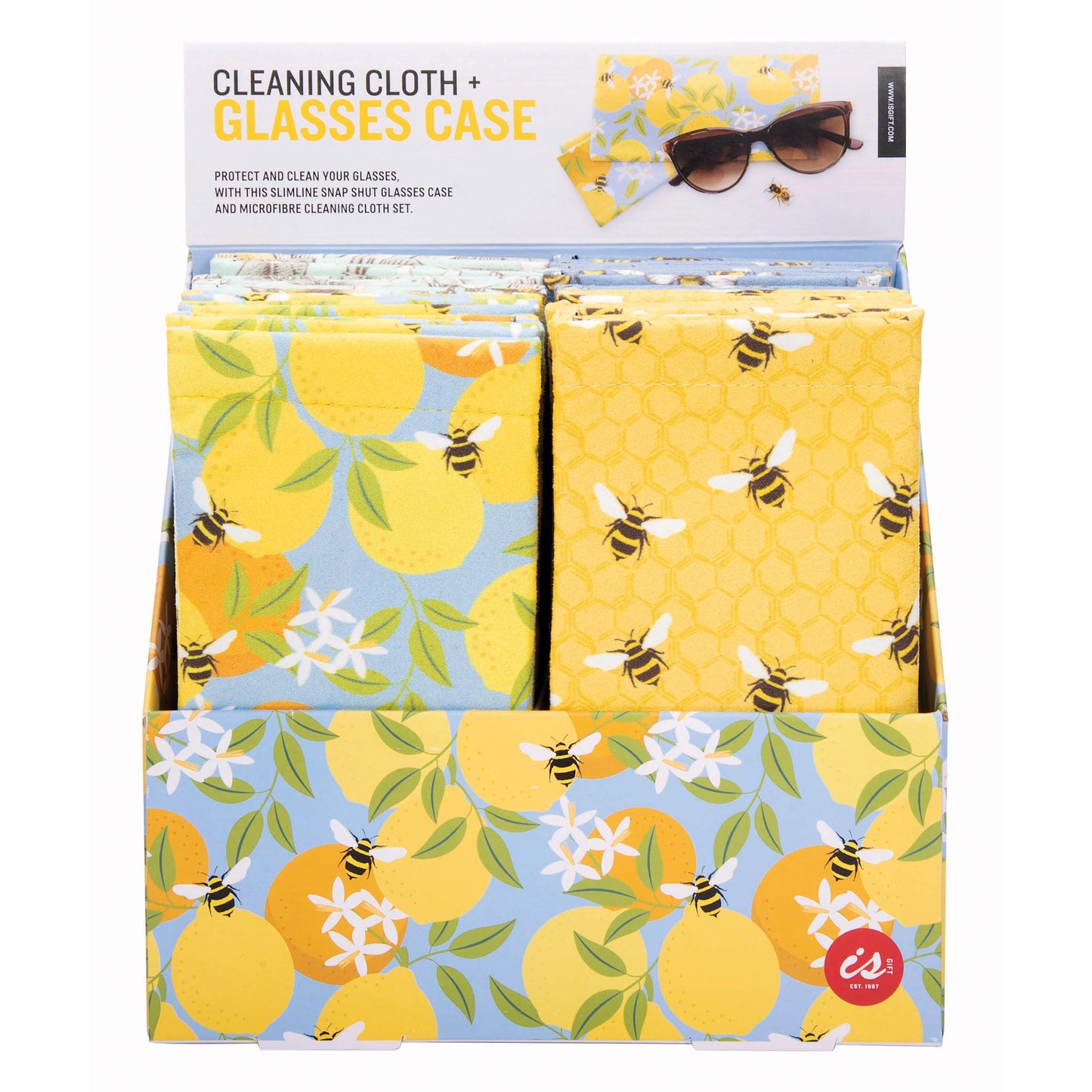 Glasses Case Bees (Soft Case)