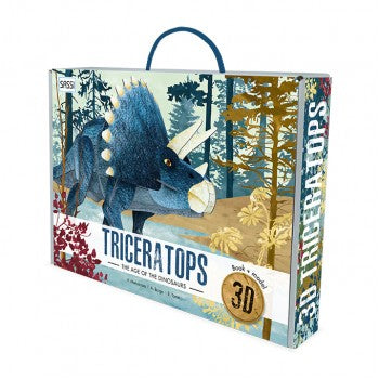 Model 3 D Age Of The Dinosaur Triceratops (46 Piece)
