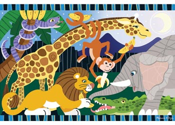Puzzle Safari Floor (24 Piece)