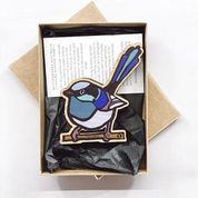 Figurine Superb Blue Wren