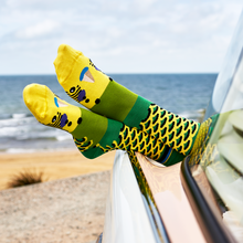 Socks Budgerigar Green