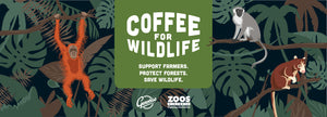 Coffee for Wildlife. Support farmers. Protect Forests. Save Wildlife.