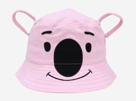 Hat Bucket Koala Pink Kids