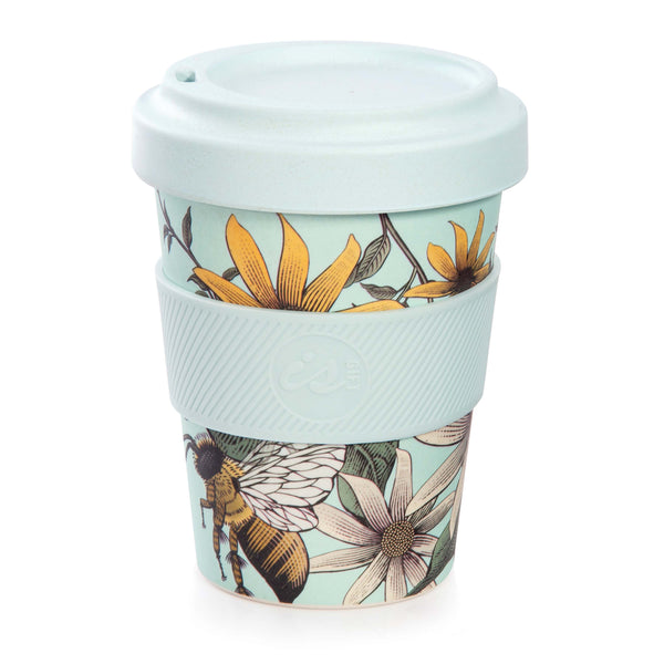 Cup Bamboo Bee (with lid)