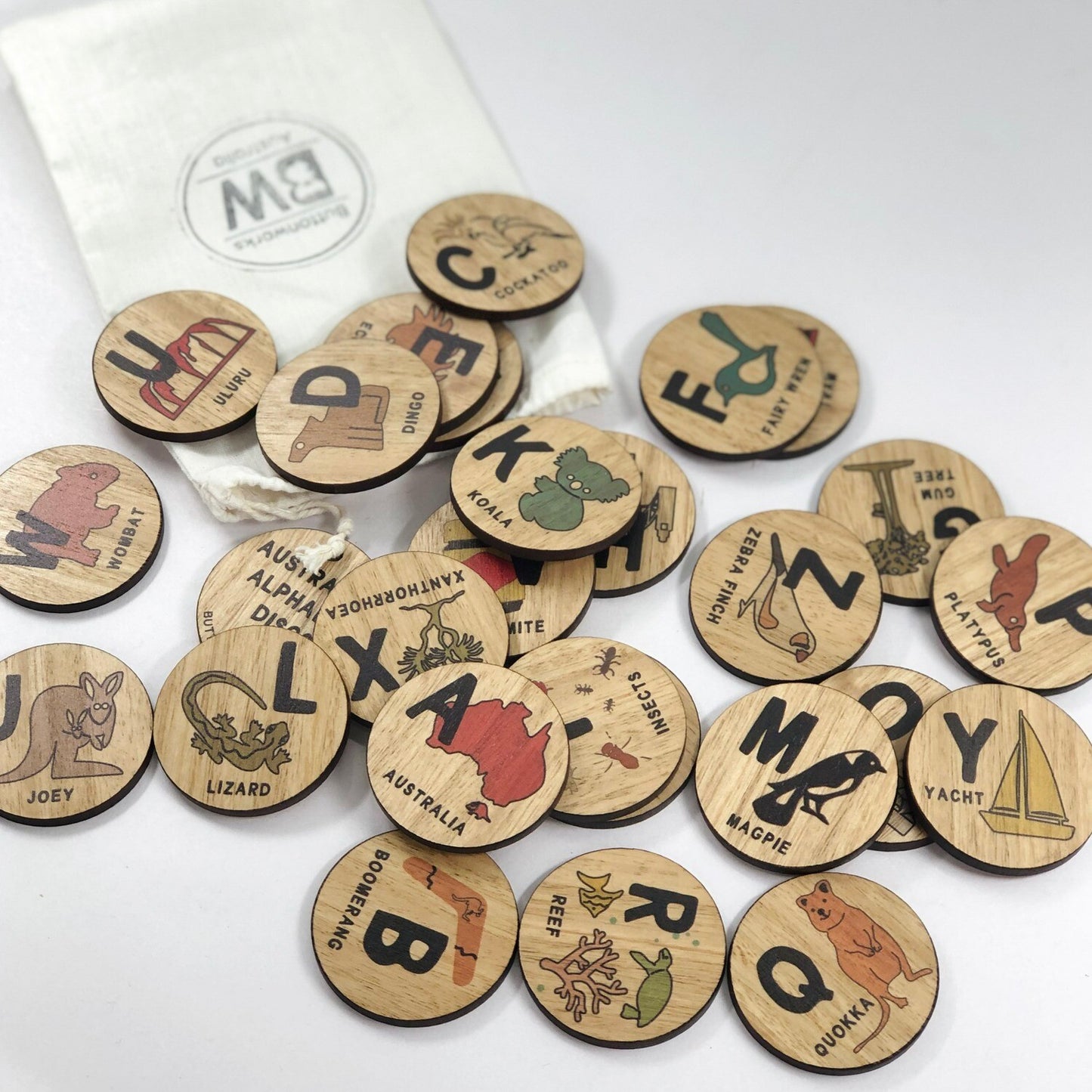 Game Alphabet Discs