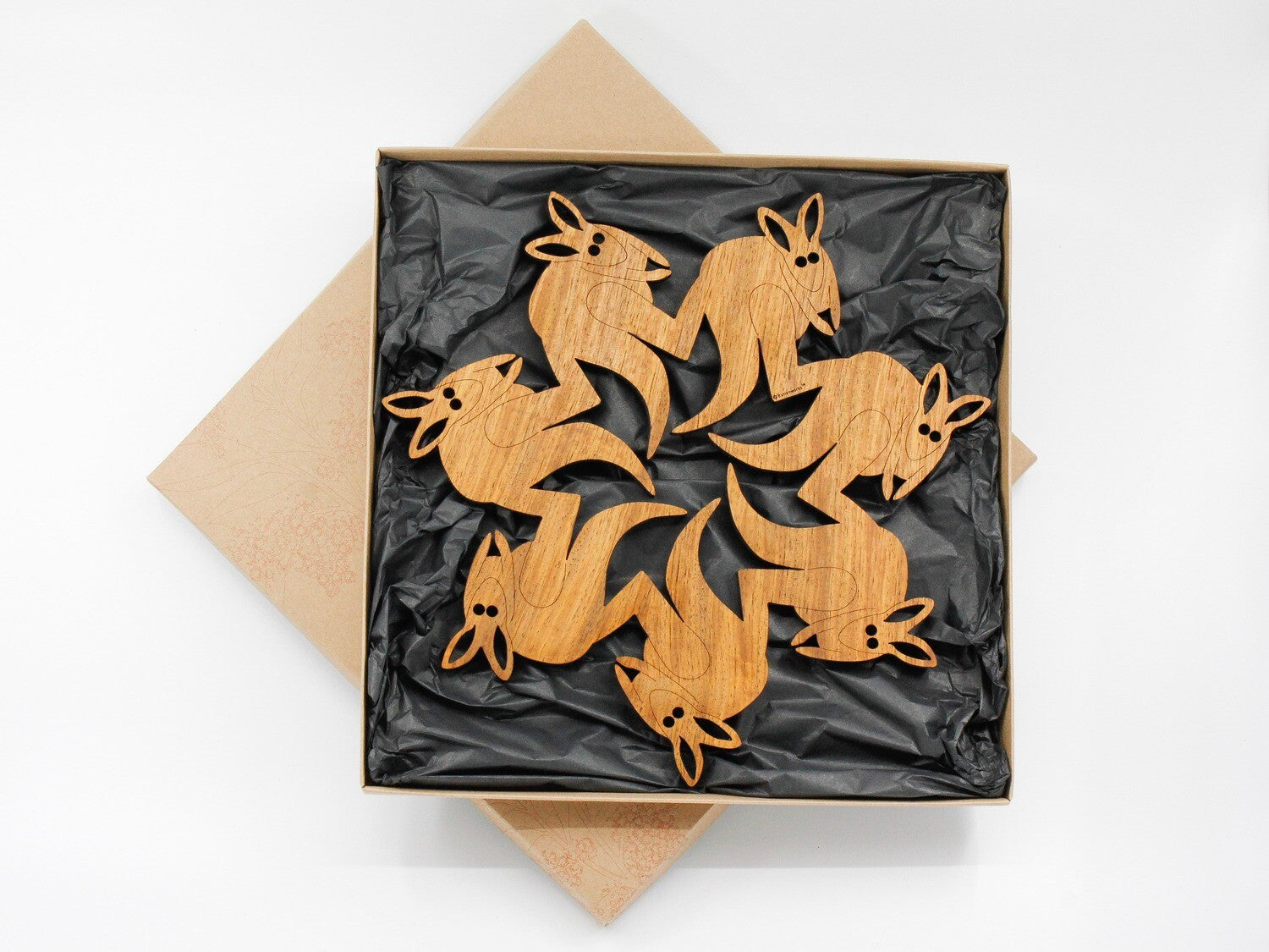Trivet Kangaroo Small Wooden - Buttonworks main image 1