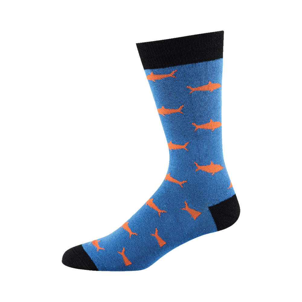 Socks Shark Men's Size 7-11