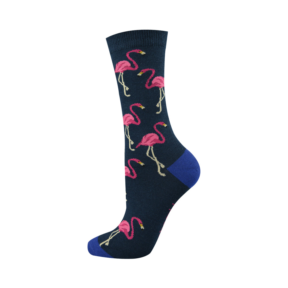 Socks Flamingo Ladies Size 2-8