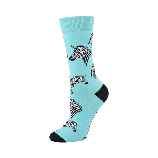 Socks Zebra Ladies Size 2-8