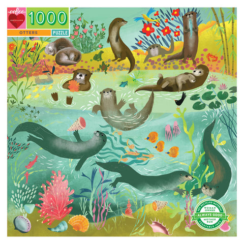 Puzzle Otters 1000 Piece