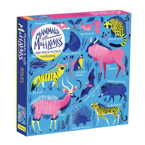 Puzzle Mammals With Mohawks 500 Piece