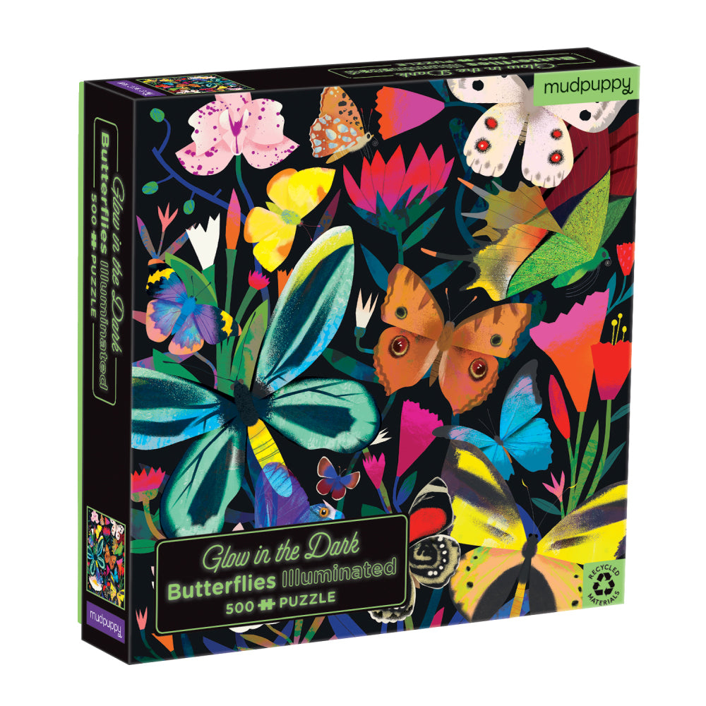 Puzzle Butterfly Glow In the Dark 500 Piece