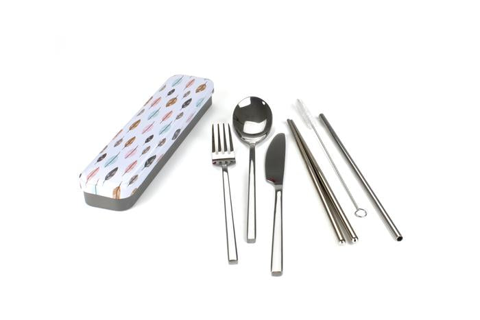 Cutlery Set Leaves