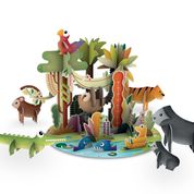 Puzzle Assemble 3D Jungle With Book