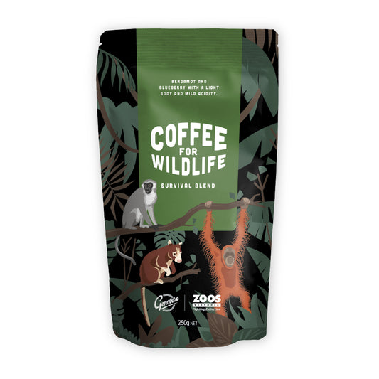 Coffee for Wildlife - Survival Blend - 250g BEANS