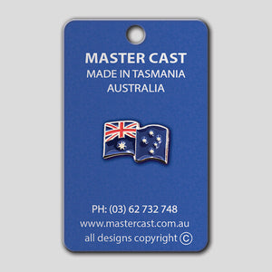 Lapel Badge Pin Australian Flag Pewter
