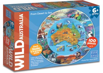 Puzzle Desert To Sea (100 Piece)