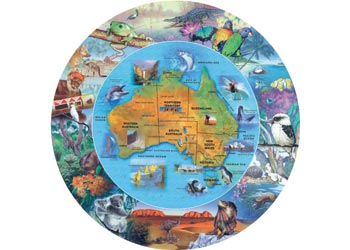 Puzzle Desert To Sea (100 Piece)