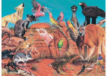 Puzzle Australian Outback (100 Piece)