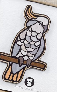 Brooch Sulphur Crested Cockatoo
