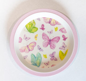 Plate Butterfly Bamboo