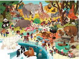 Puzzle Day At The Museum Zoo (48 piece)