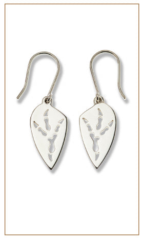 Earrings Wedge Tail Eagle Sterling Silver