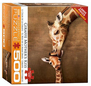Puzzle Giraffe Kiss (500 Piece)