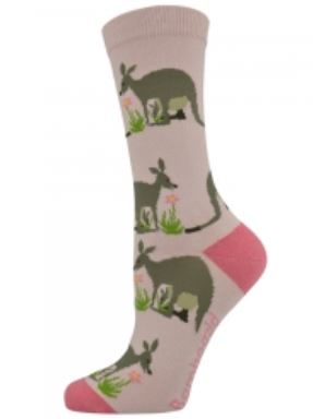 Socks Kangaroo And Joey Ladies Size 2-8