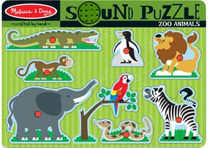 Puzzle Zoo Animals Sound (8 Piece)