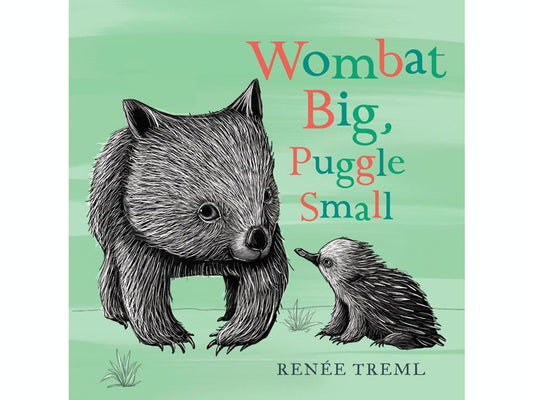 Book Wombat Big, Puggle Small (Board Book)