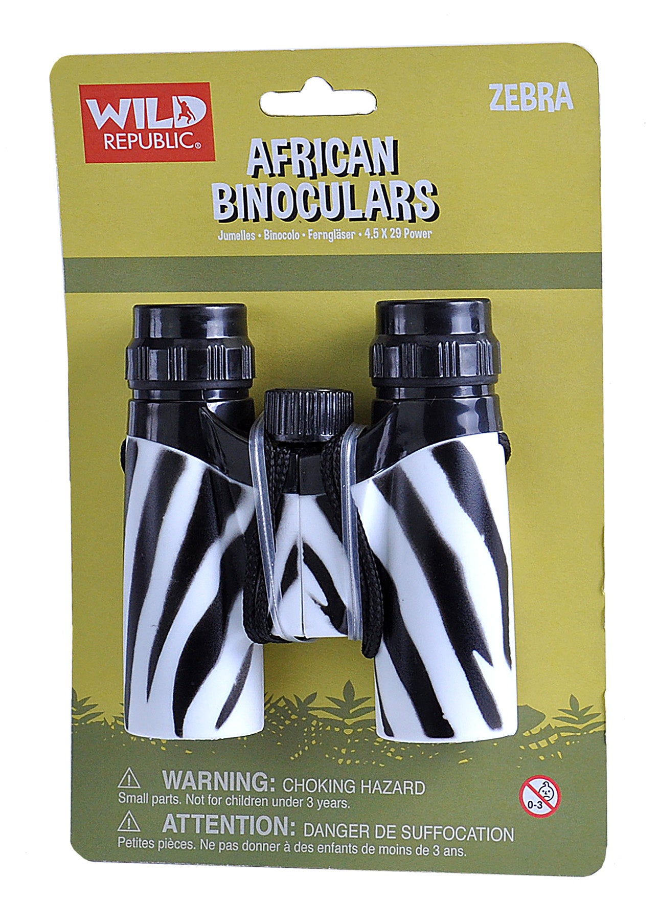 Binoculars African (Zebra Pattern)